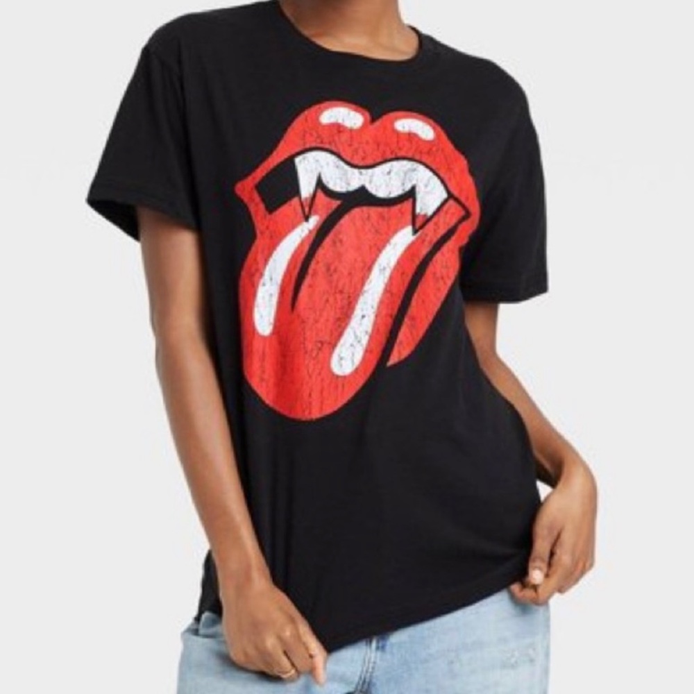 The Rolling Stones Vampire Lips Graphic T-Shirt